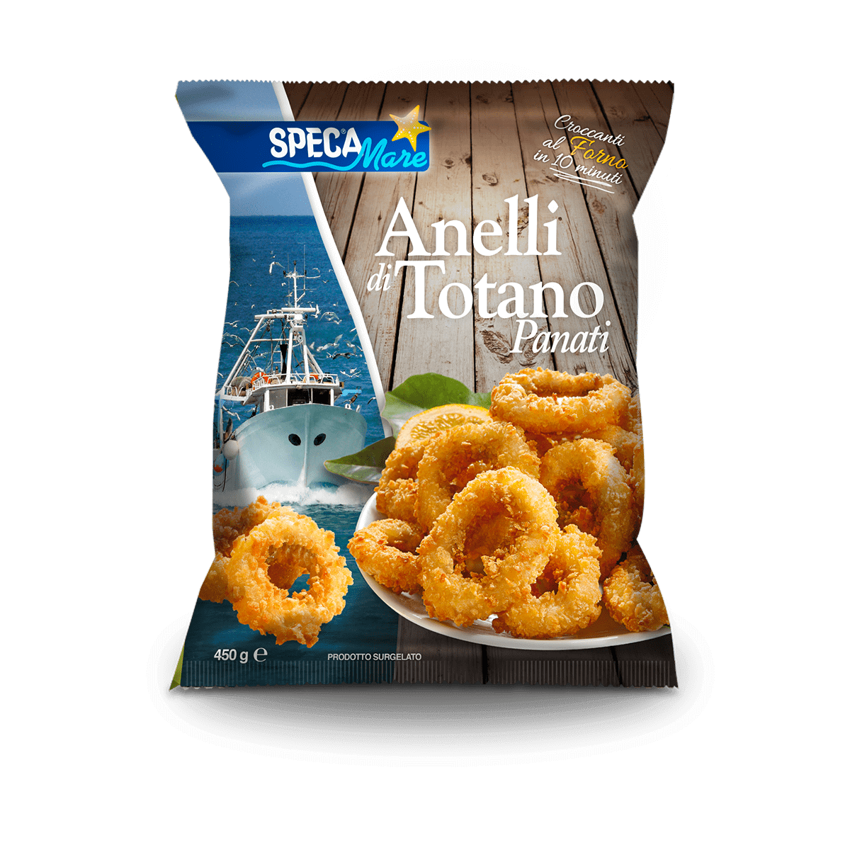 fried squid rings breaded with lemon Stock Photo - Alamy